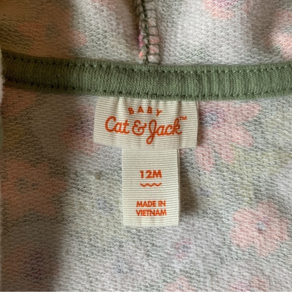 3/$12 Colorful Floral Zip Up Jacket - Picture 3 of 4